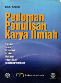 Pedoman Penulisan Karya Ilmiah